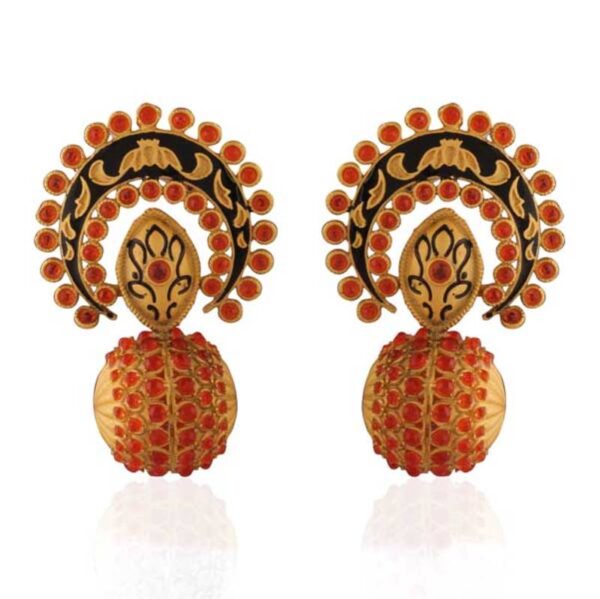 Exquisite Gold plated antique danglers
