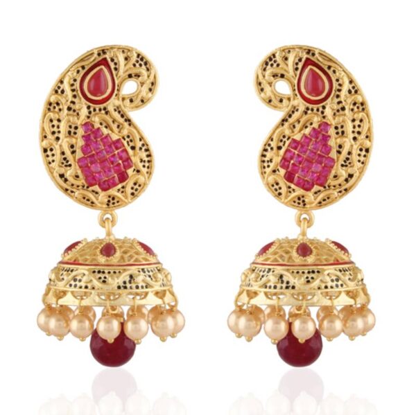 Dashing Gold plated Antique Jhumka